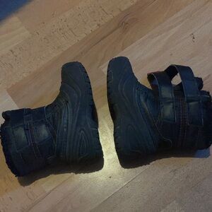 Wonder Nation Black Kids Boots